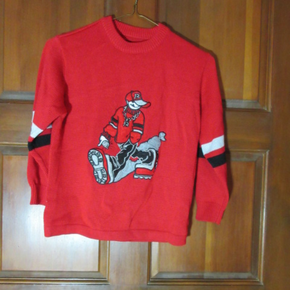 BOYS CREWNECK JOE BOXER RED SWEATER